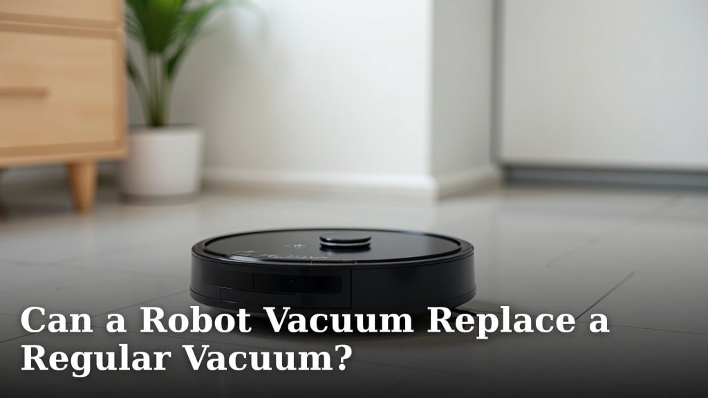 Can a Robot Vacuum Replace a Regular Vacuum?