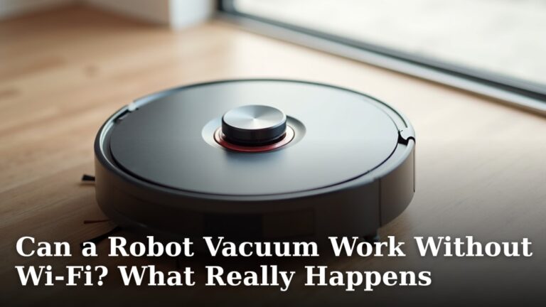 Can a Robot Vacuum Work Without Wi-Fi? What Really Happens