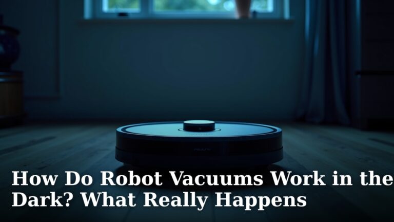 How Do Robot Vacuums Work in the Dark? What Really Happens