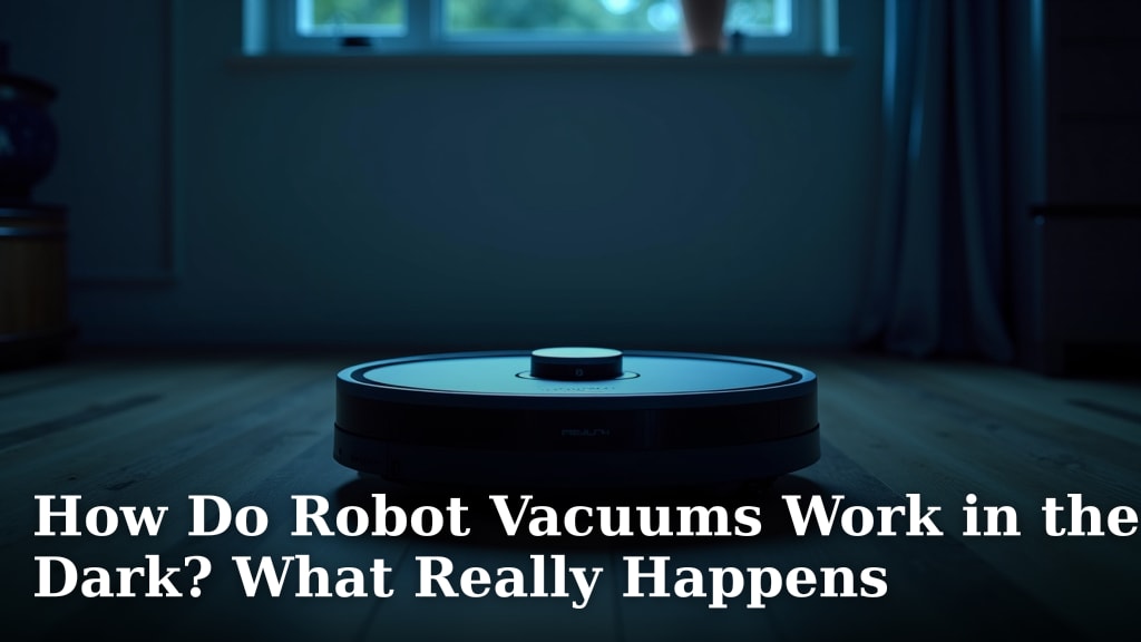 How Do Robot Vacuums Work in the Dark? What Really Happens
