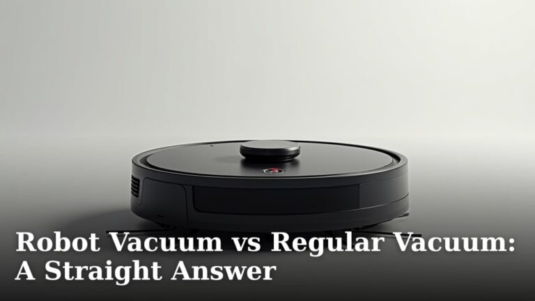 Robot Vacuum vs Regular Vacuum: A Straight Answer
