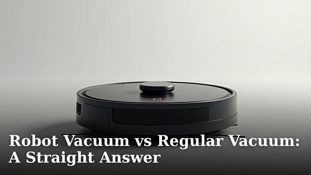 Robot Vacuum vs Regular Vacuum: A Straight Answer
