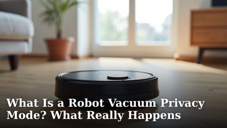 What Is a Robot Vacuum Privacy Mode? What Really Happens