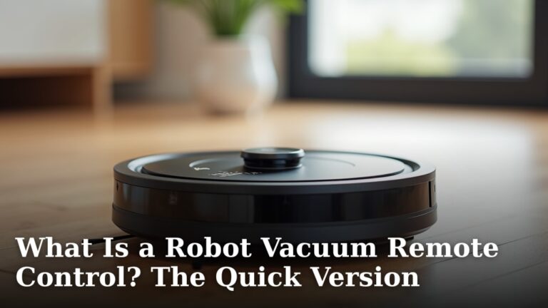 What Is a Robot Vacuum Remote Control? The Quick Version
