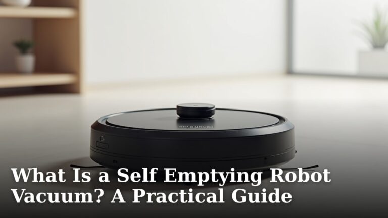 What Is a Self Emptying Robot Vacuum? A Practical Guide