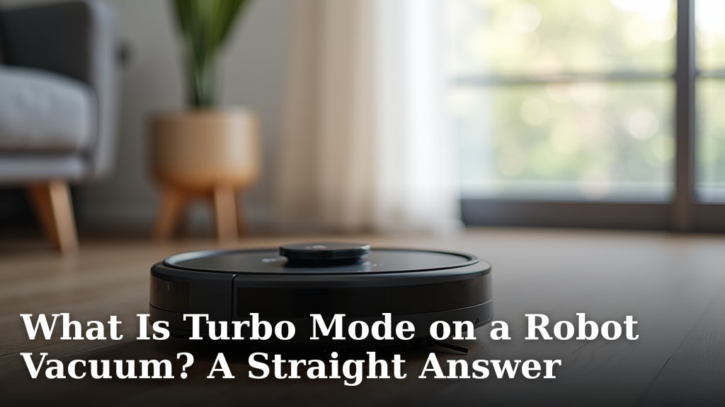 What Is Turbo Mode on a Robot Vacuum? A Straight Answer
