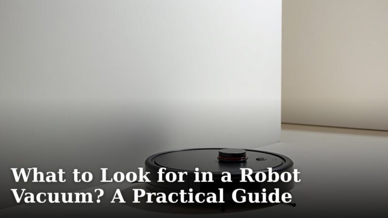 What to Look for in a Robot Vacuum? A Practical Guide